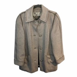 Karner Vintage Grey 100% Wool Coat